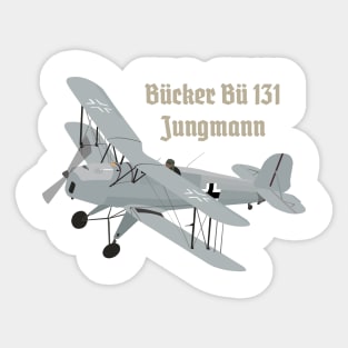 Bücker Bü 131 German WW2 Airplane Sticker